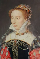 Portrait of Anne de Pienne, Lady in Waiting to Mary Stuart, c.1560